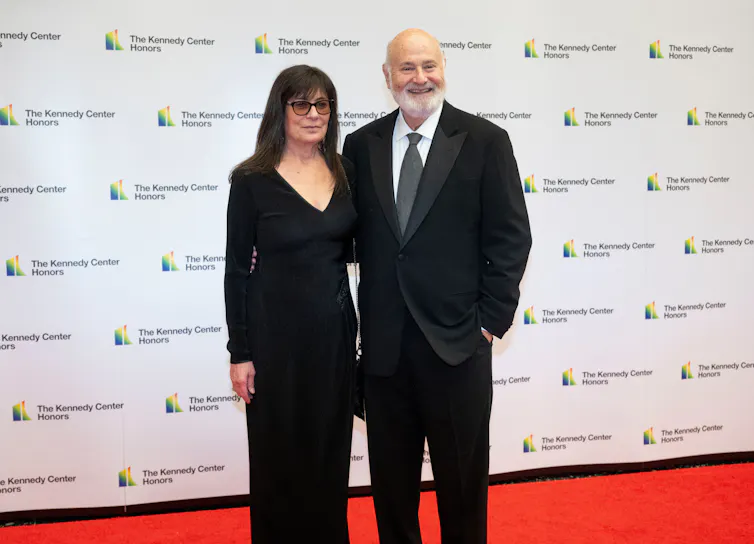 The couple on the red carpet.