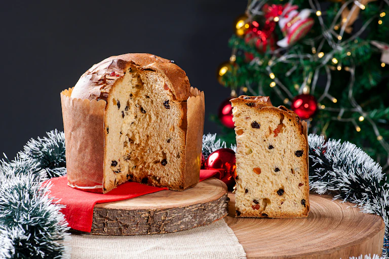 Foto de un panettone