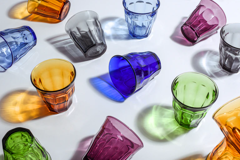 Verres Duralex de toutes les couleurs