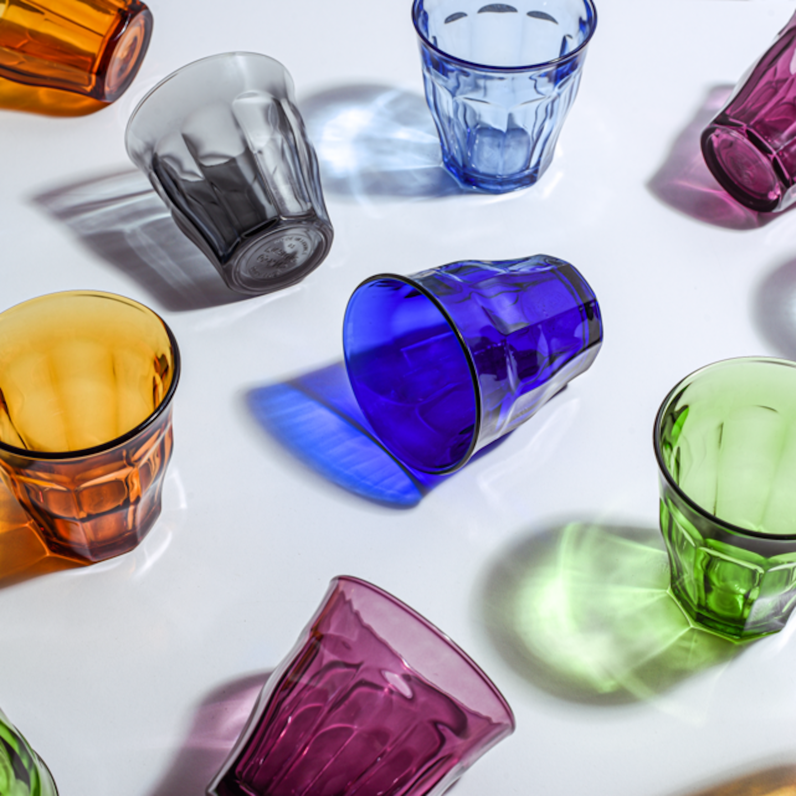 Verres Duralex de toutes les couleurs