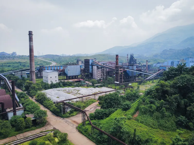 A rare earths mine in the Ninh Binh province of Vietnam.