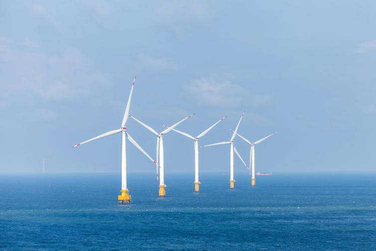 offshore wind turbines.
