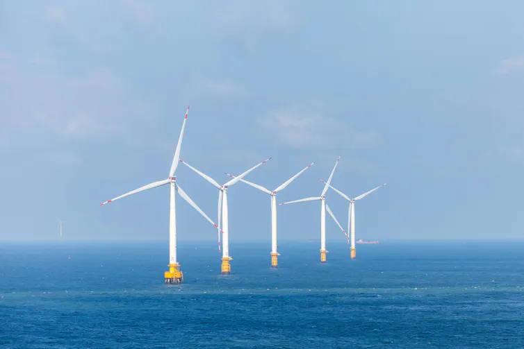 offshore wind turbines.