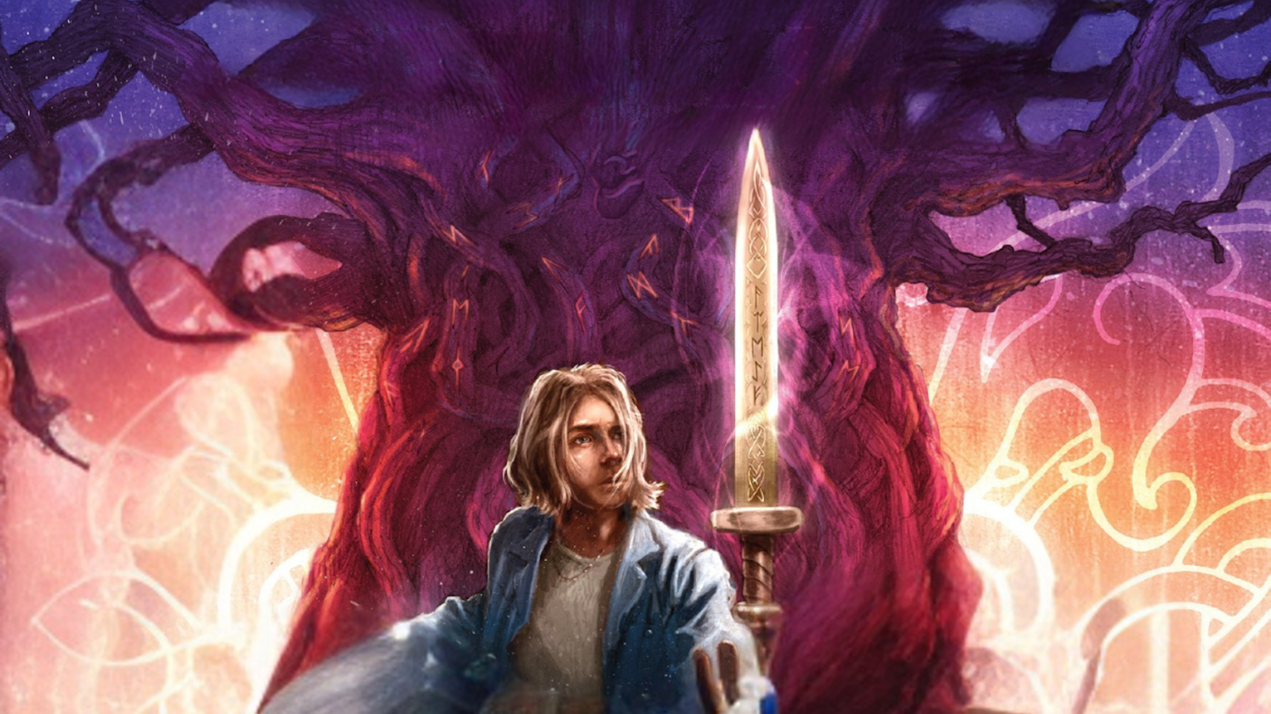 Magnus Chase and a sword.