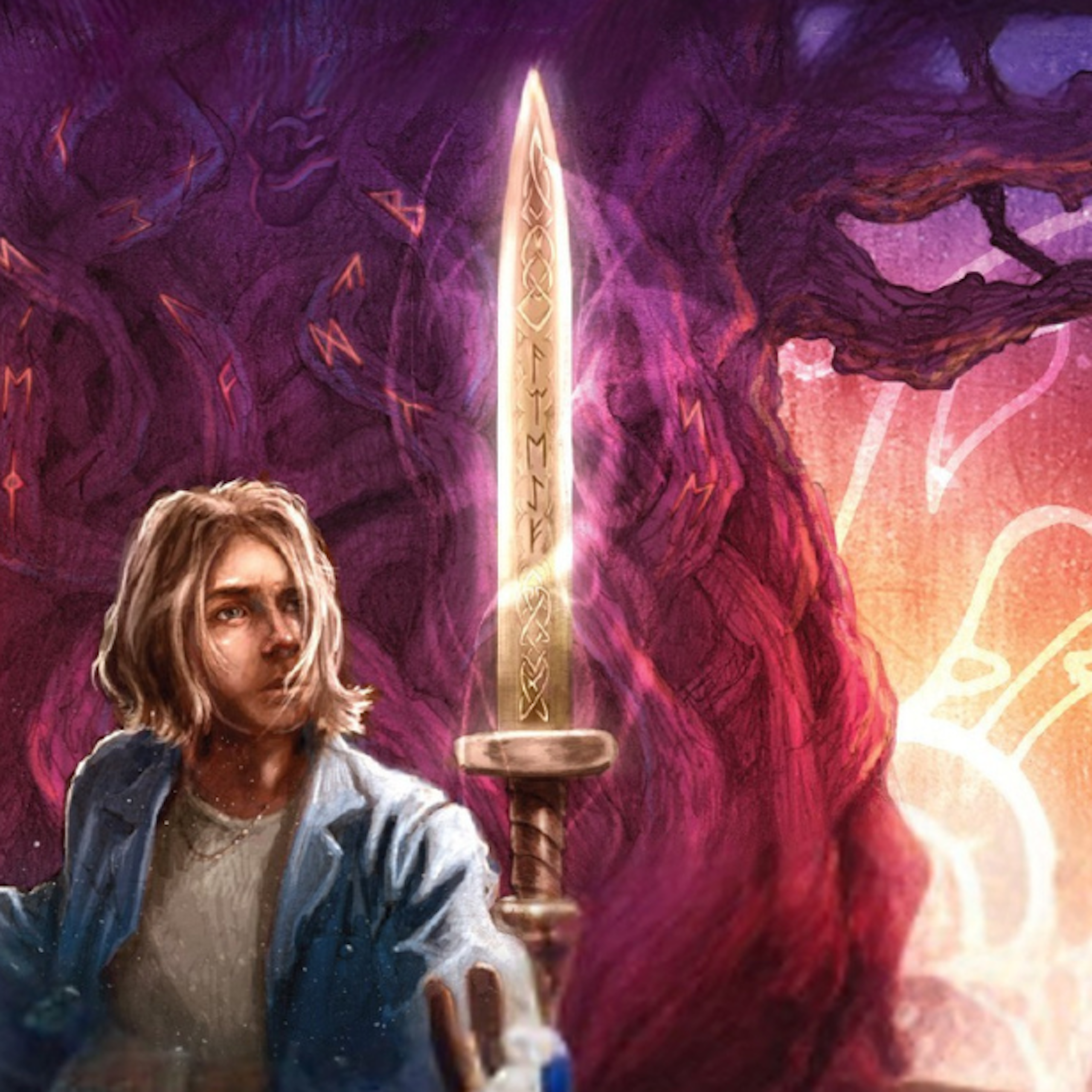 Magnus Chase and a sword.