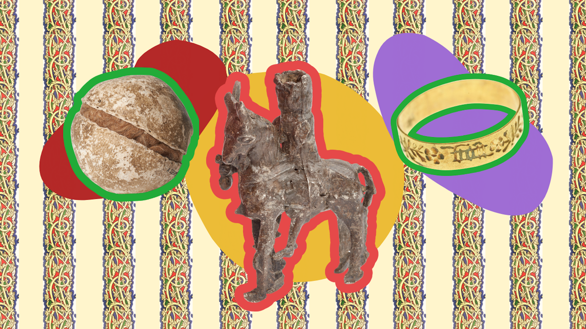 Medieval gold posy ring