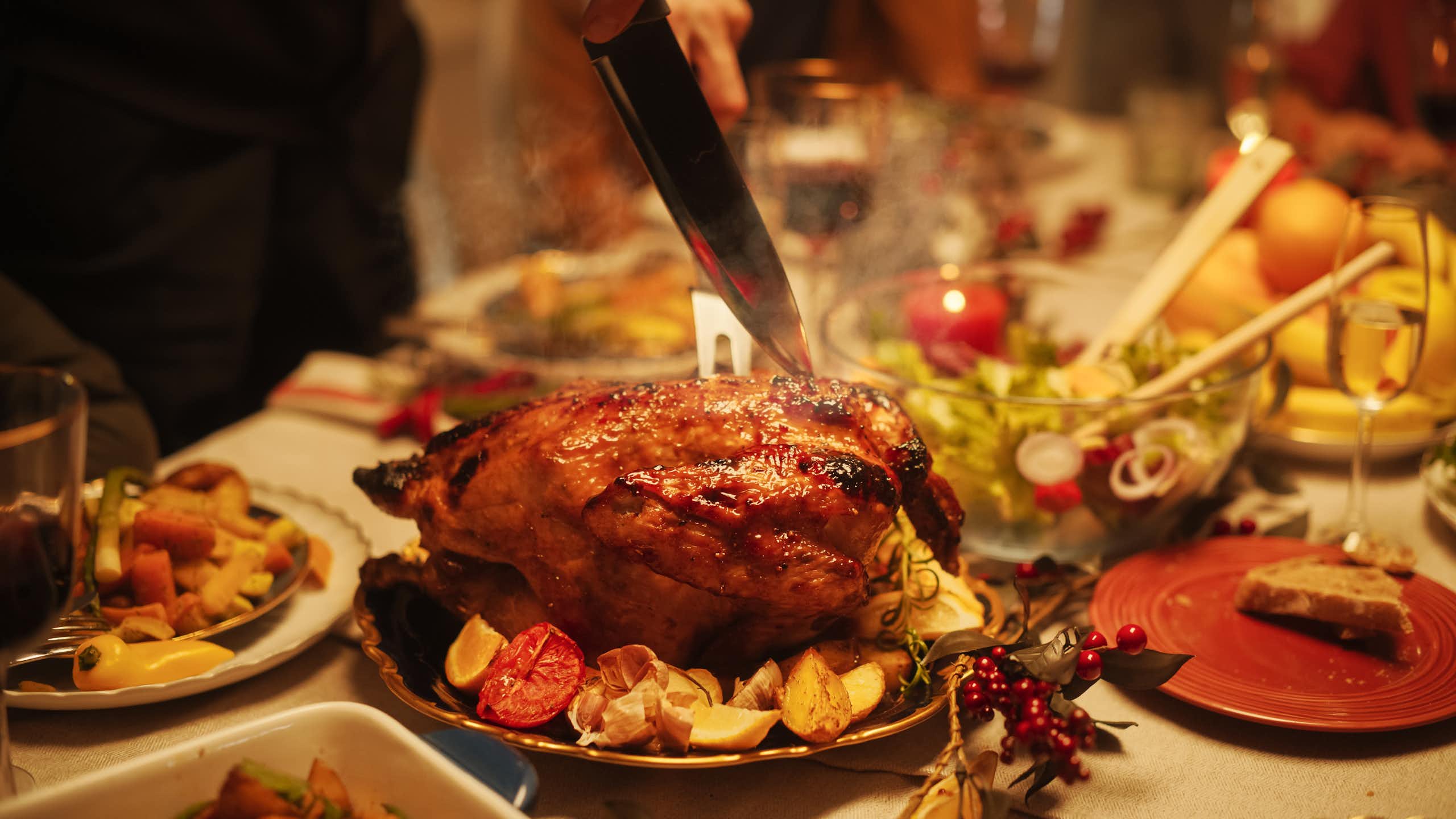 Vue d’un plat de fête en gros plan