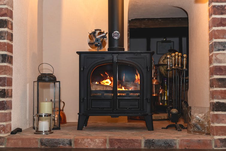 wood burning stove