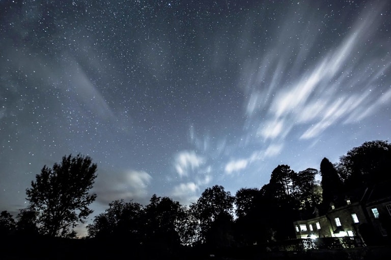 A starry night on the North York Moors.