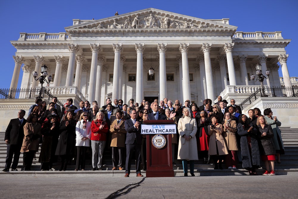 theconversation.com - Robert Applebaum - As millions of Americans face a steep rise in health insurance costs, lawmakers continue a century-long battle over who should pay for health care