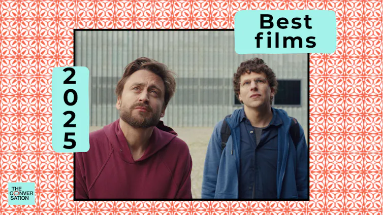 Benji (Kieran Culkin) and David Kaplan in A Real Pain.