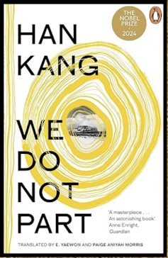 Six of the most efficient novels of 2025 – selected through our literary mavens 4 A book cover of Hang Kang's We Do Not Part