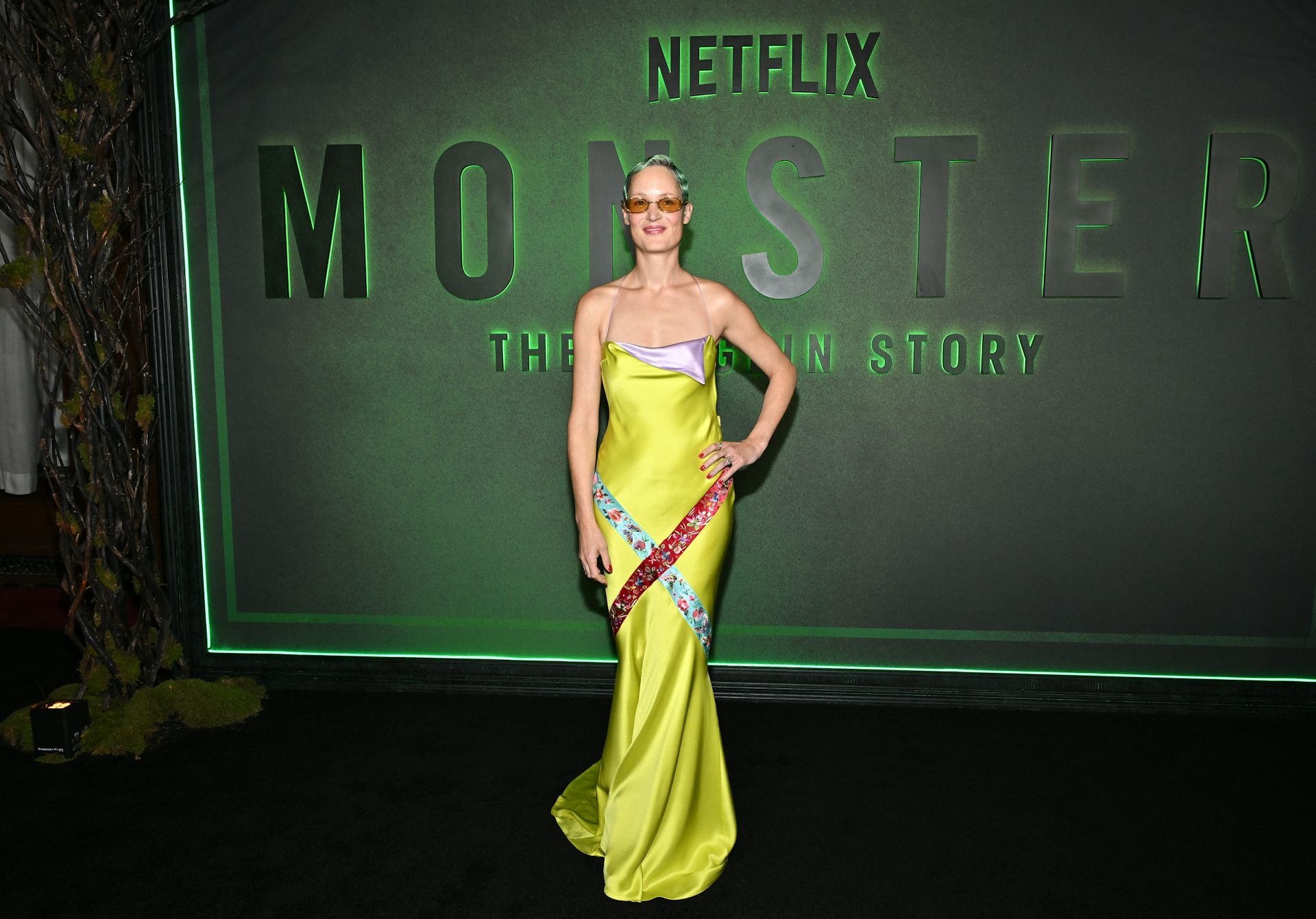 El actor posa para una sesión de fotos durante el estreno.