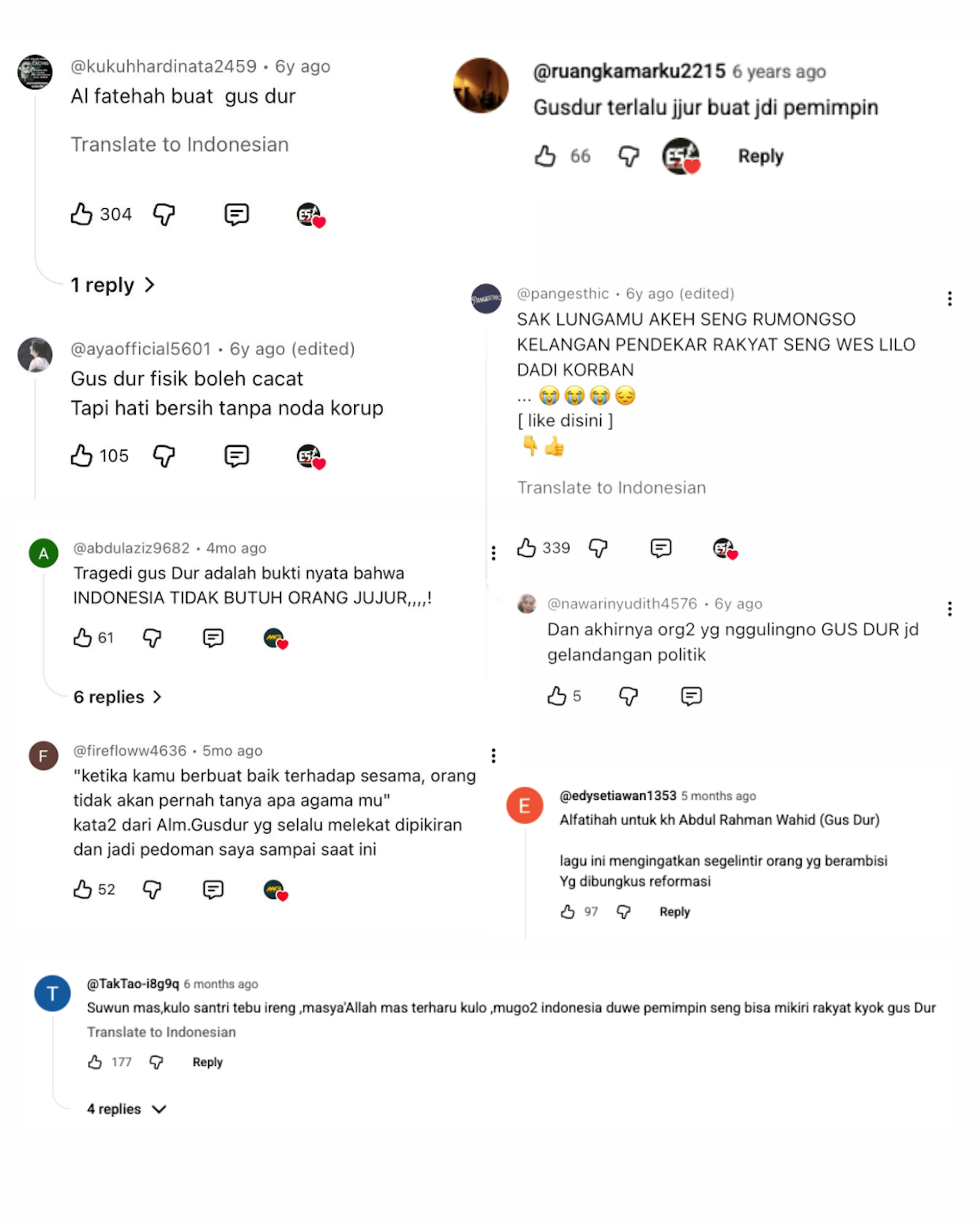 Popularitas lagu &lsquo;Gus Dur (Pendekar Rakyat)&rsquo;: Cap pahlawan tidak harus datang dari negara