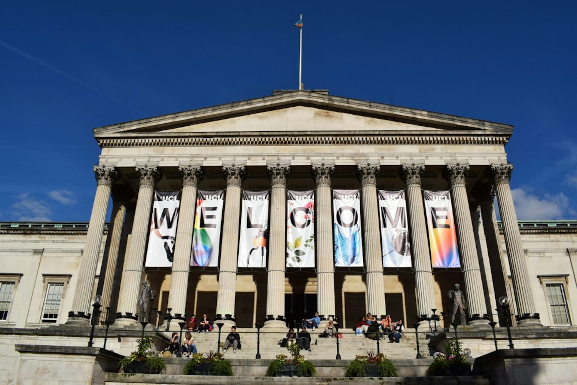 Semaine de bienvenue à l'University College de Londres, en octobre 2024.