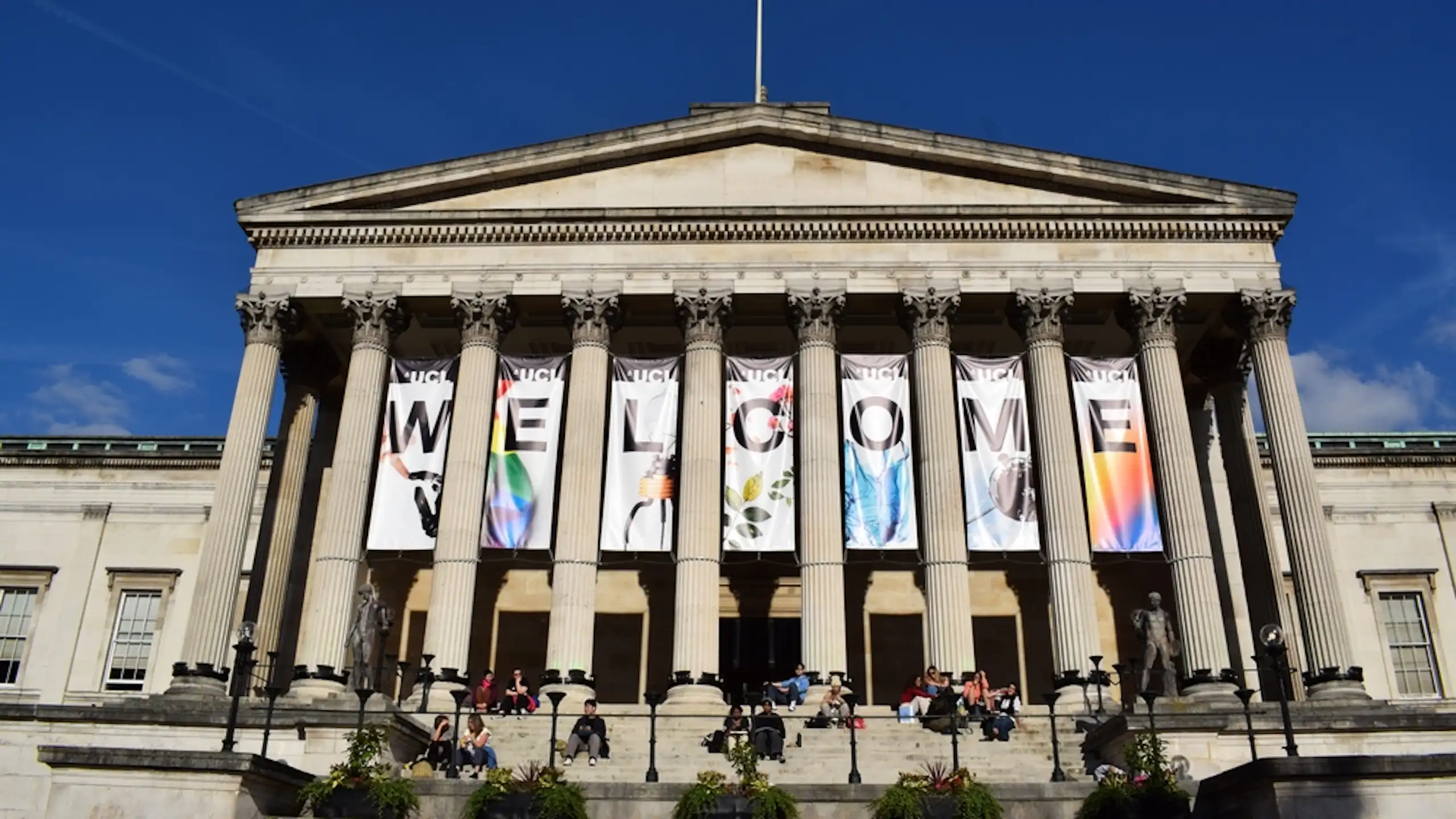 Semaine de bienvenue à l'University College de Londres, en octobre 2024.