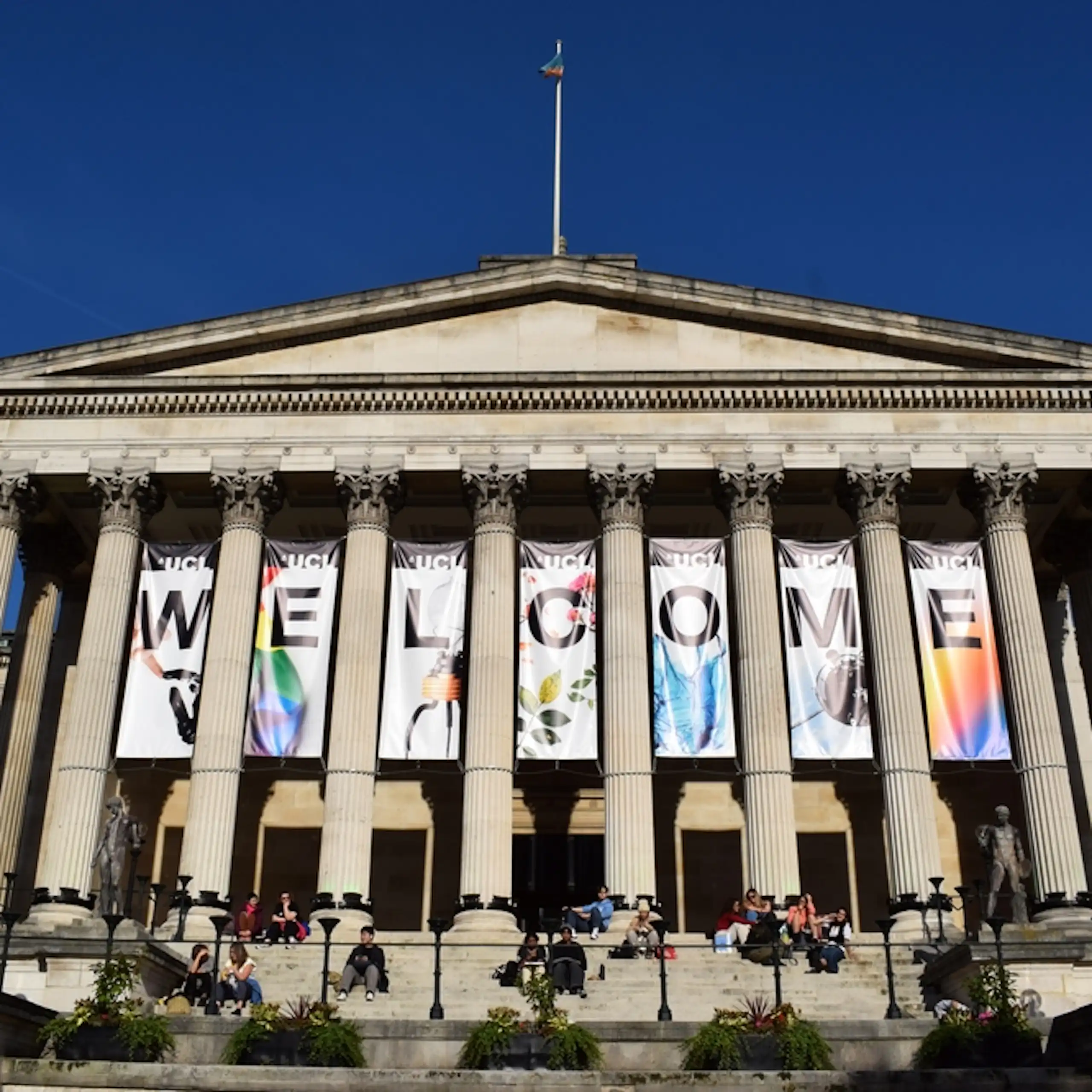 Semaine de bienvenue à l'University College de Londres, en octobre 2024.