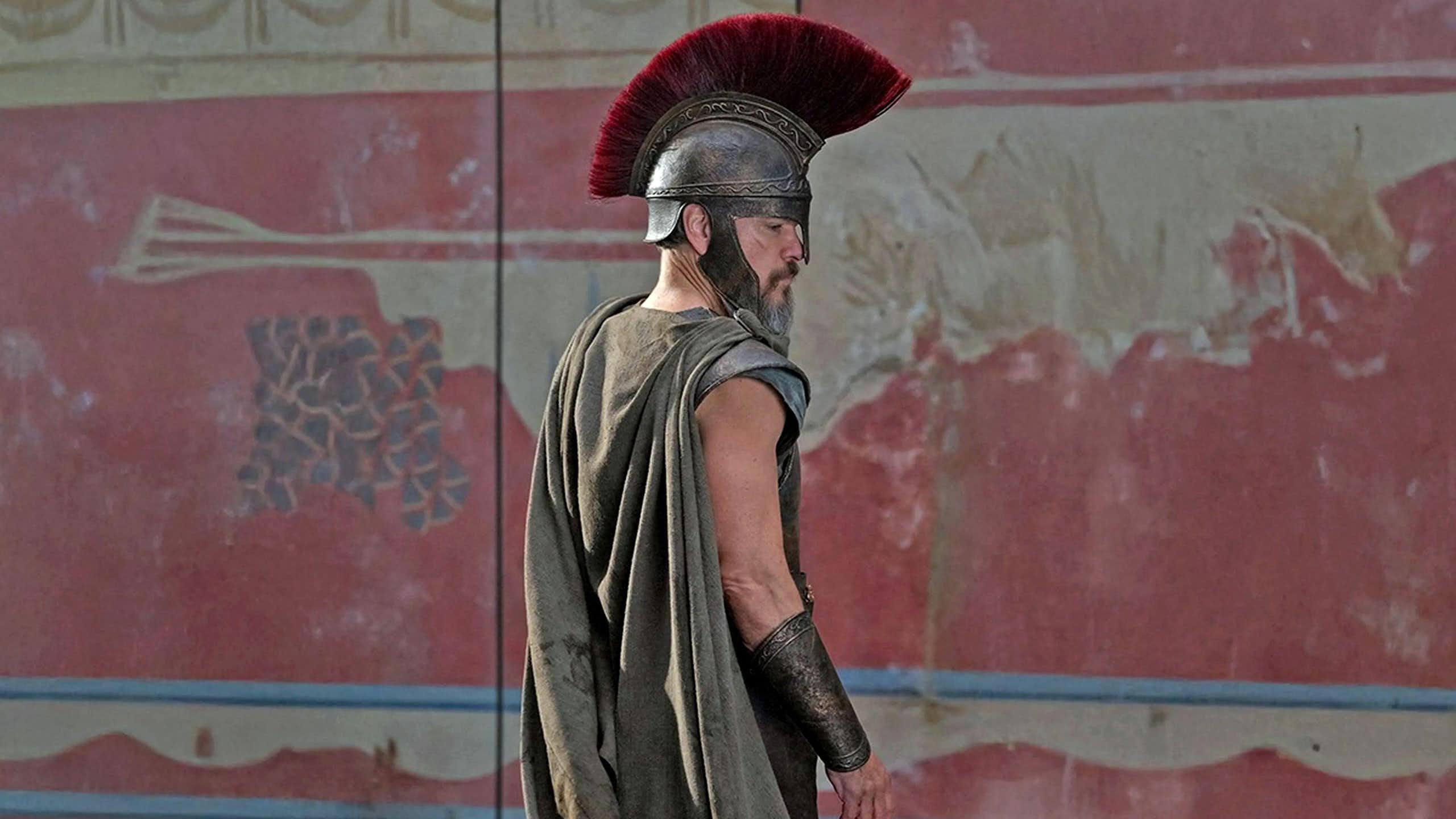 Matt Damon dressed as Odysseus