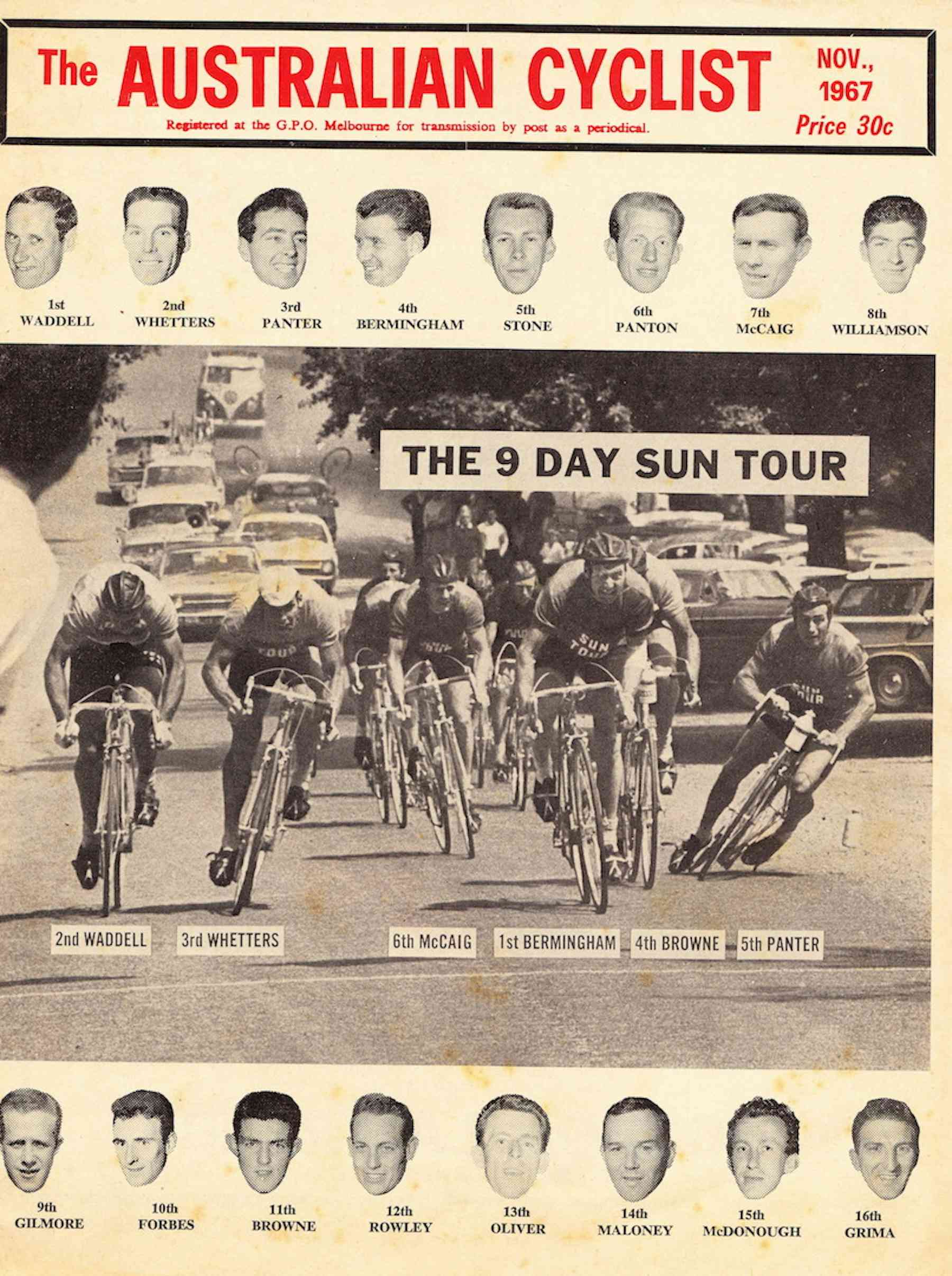 sun tour australia cycling