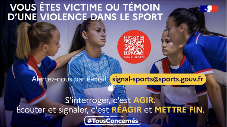 Si vous êtes victime ou témoin d’une violence dans le sport, les services de l’État ont mis en place un mail pour que l’on vous vienne en aide : signal-sports@sports.gouv.fr
