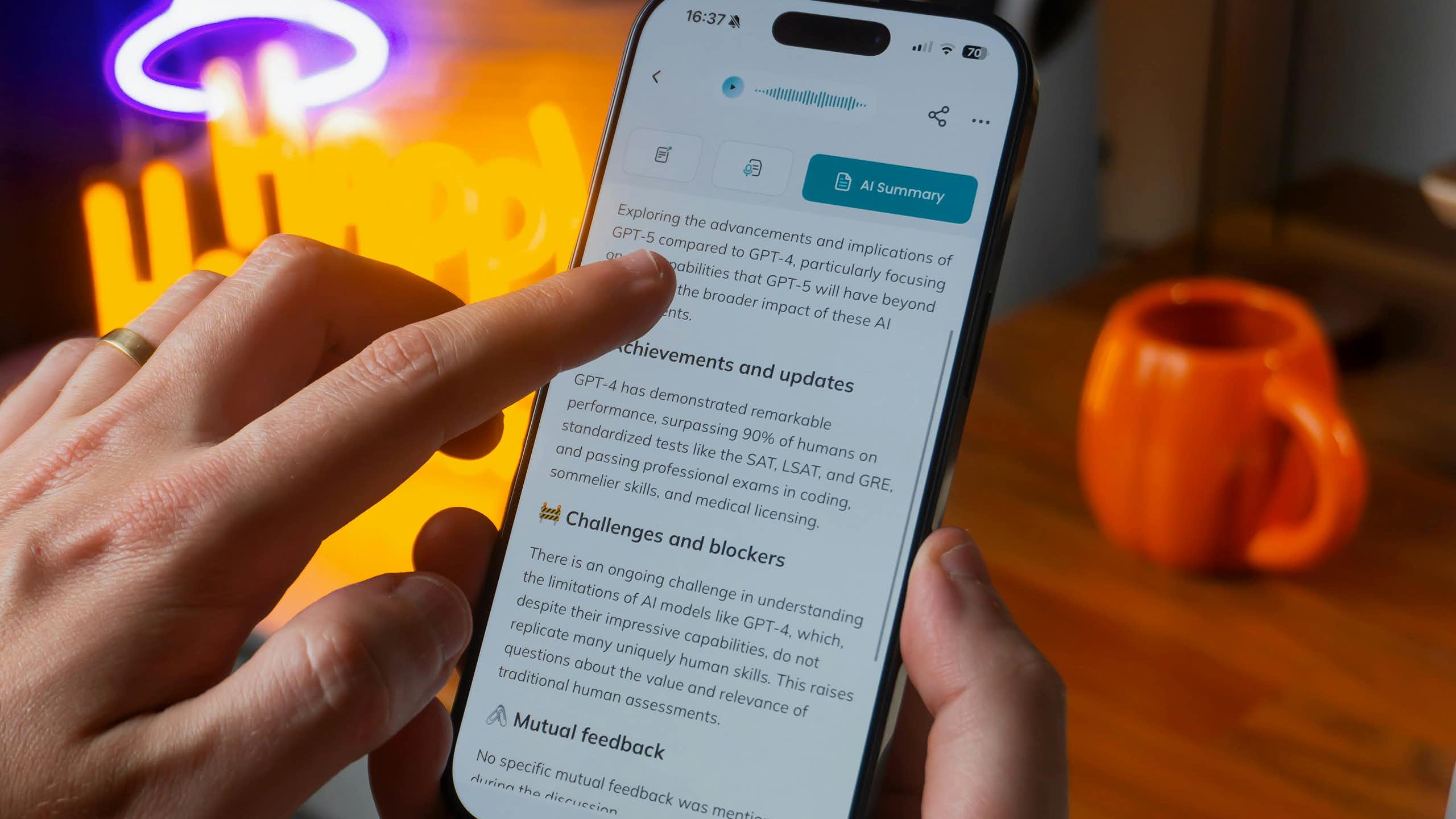 L'interface de ChatGPT