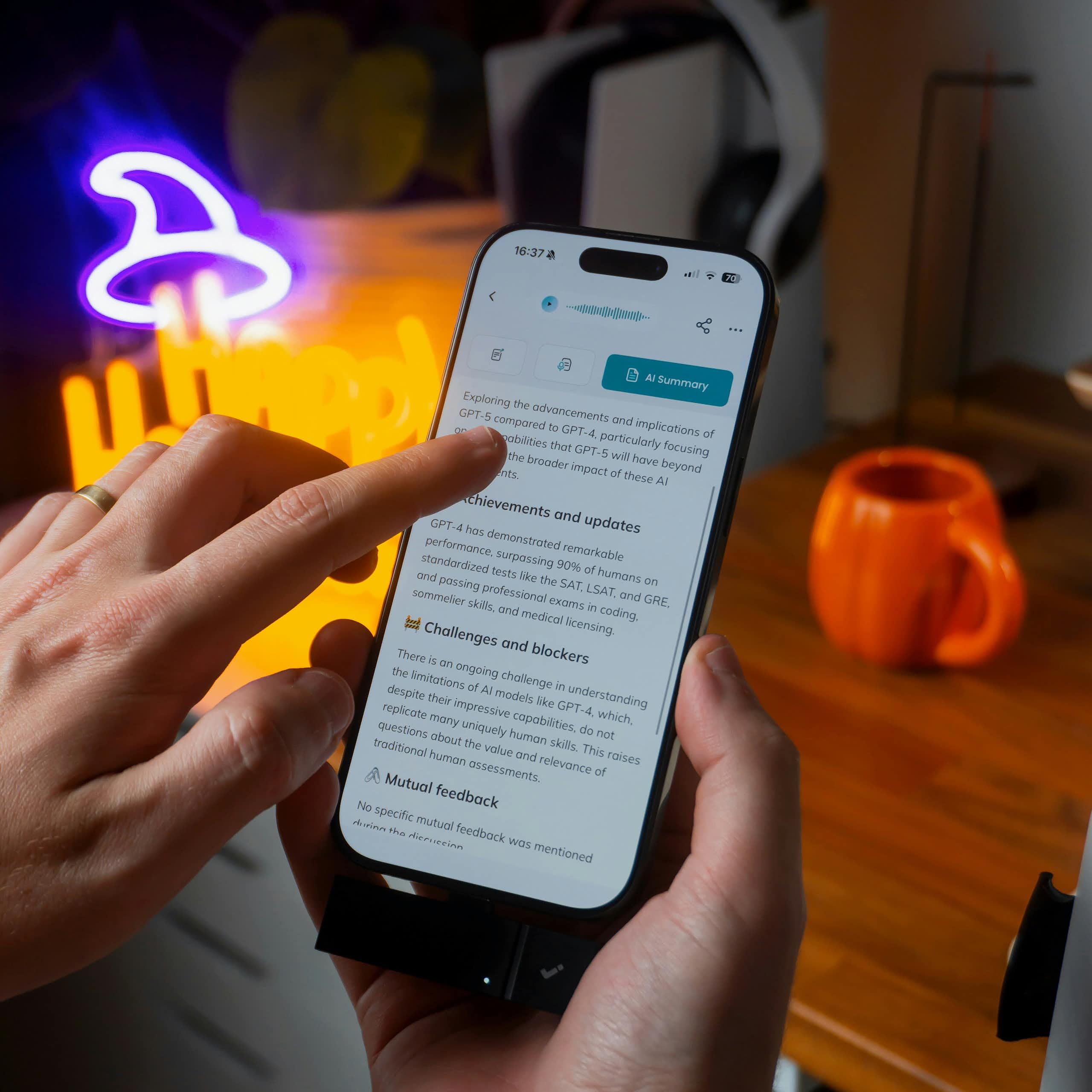 L'interface de ChatGPT