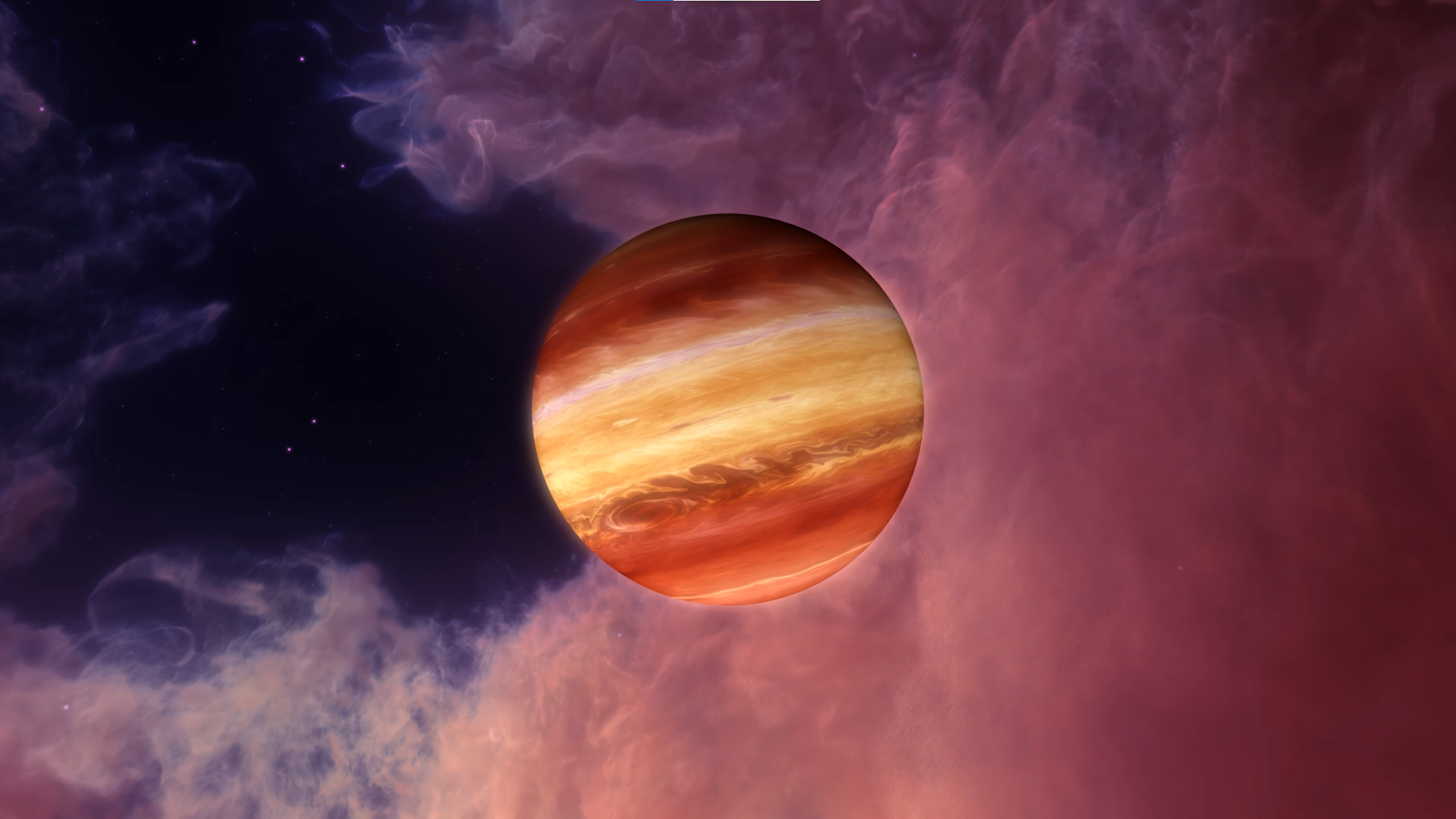 Vue d'artiste d'une planète errante.