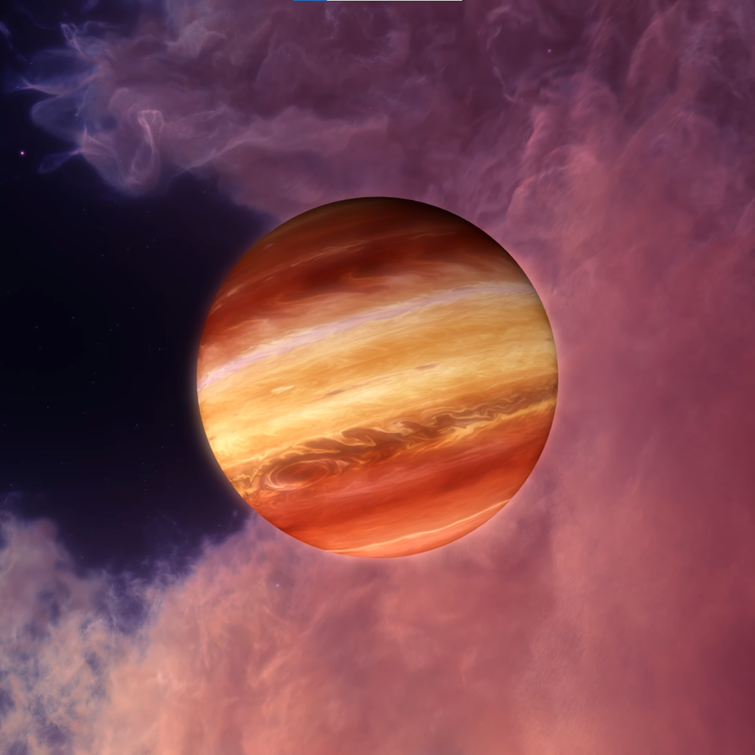 Vue d'artiste d'une planète errante.