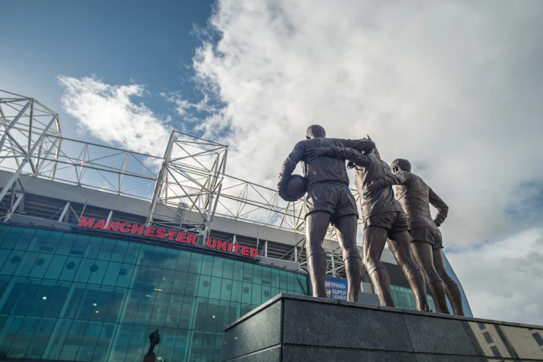 exterior shot of manchester united's ground old trafford