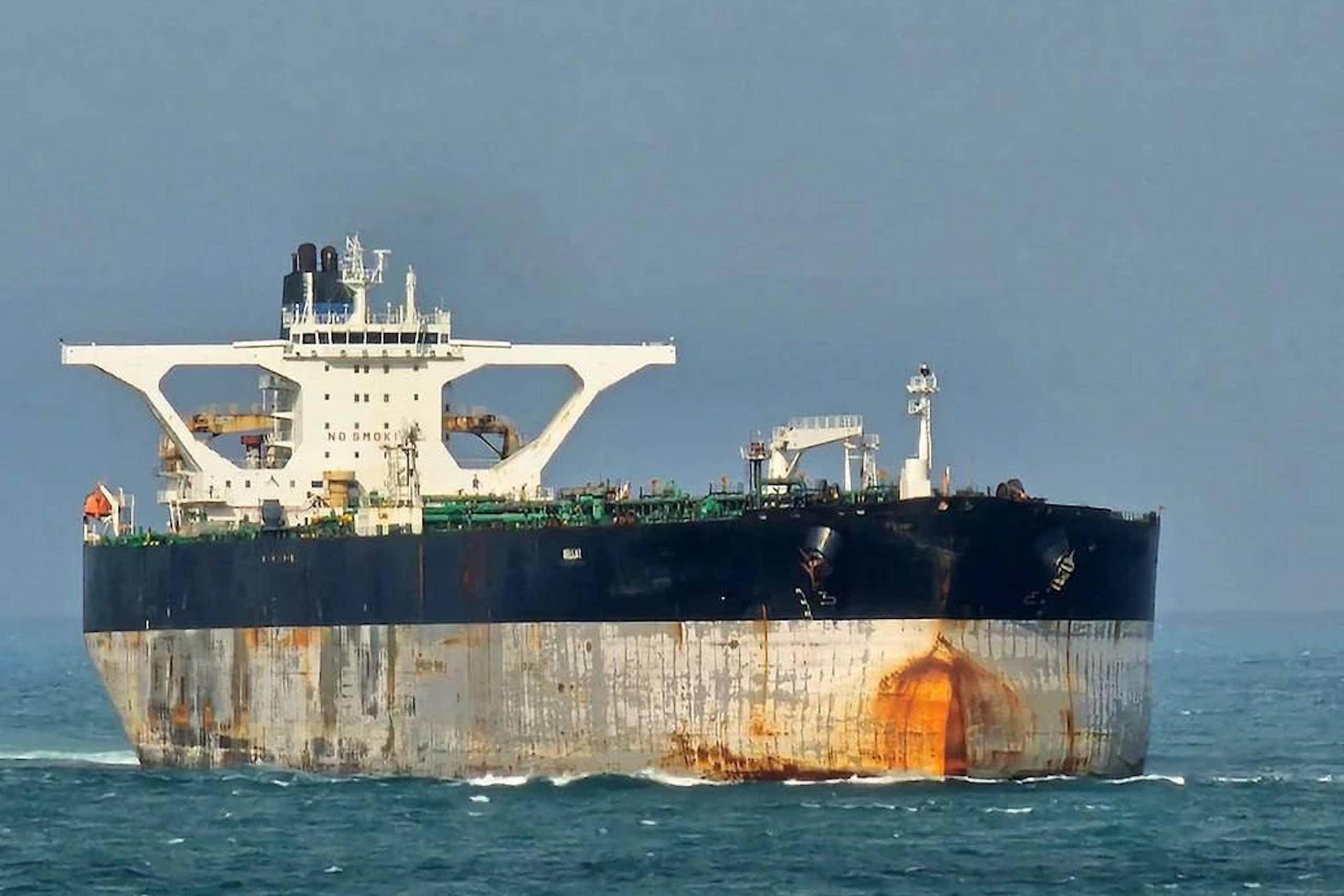 Screenshot of the oil tanker Marinera.