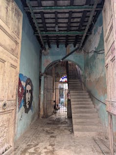 What Cubans need – and what they're bracing for, following Trump’s threats 1 A mural depicting Che Guevara next to a Cuba flag in Havana.
