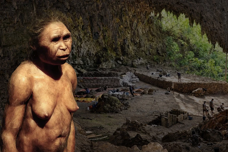 Penelitian jejak Homo Floresiensis 'Manusia Hobbit' di Liang Bua, Flores, NTT.