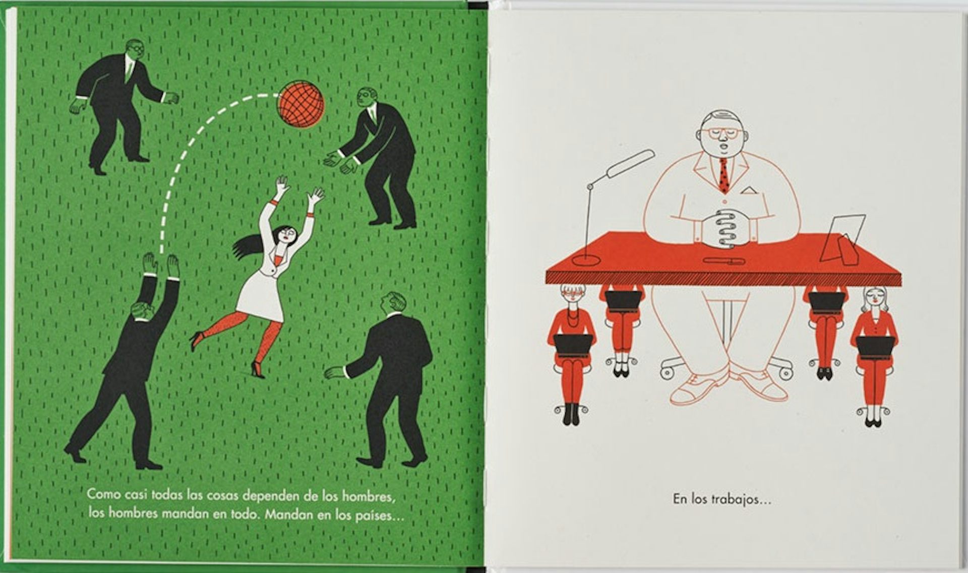 Un par de fotografías de mujeres y hombres.