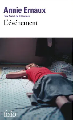 Couverture du roman « l’Évènement », d’Annie Ernaux