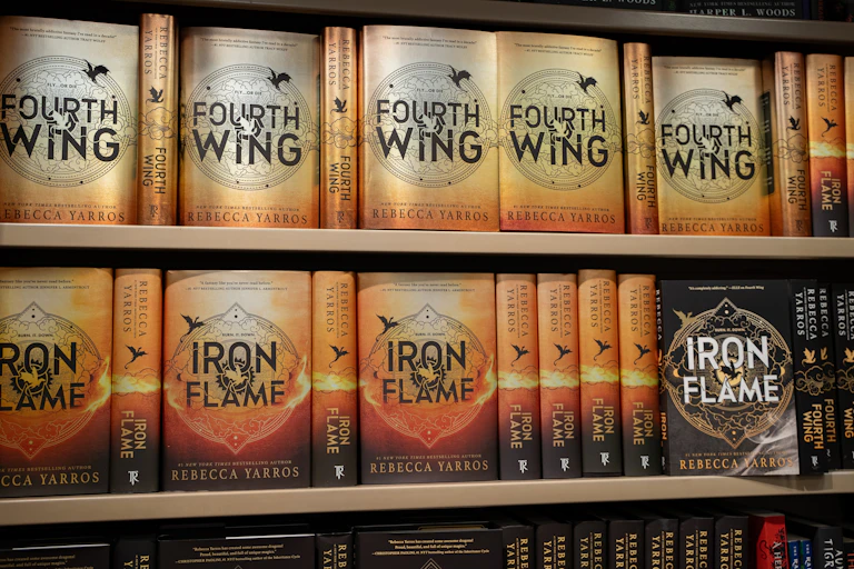 Books on shelf