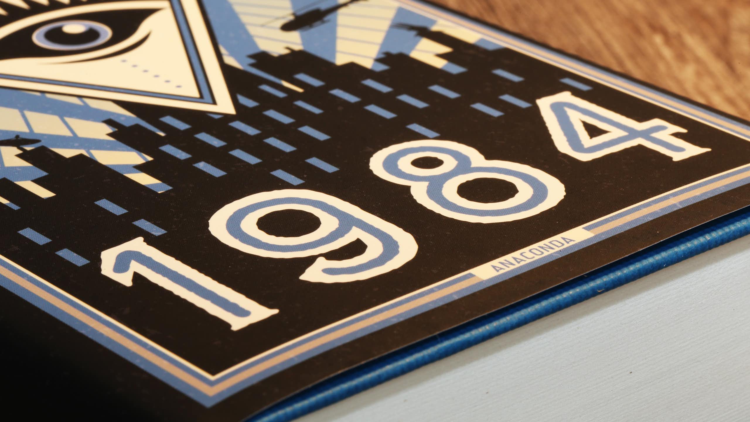 The cover of Orwell's 1984.