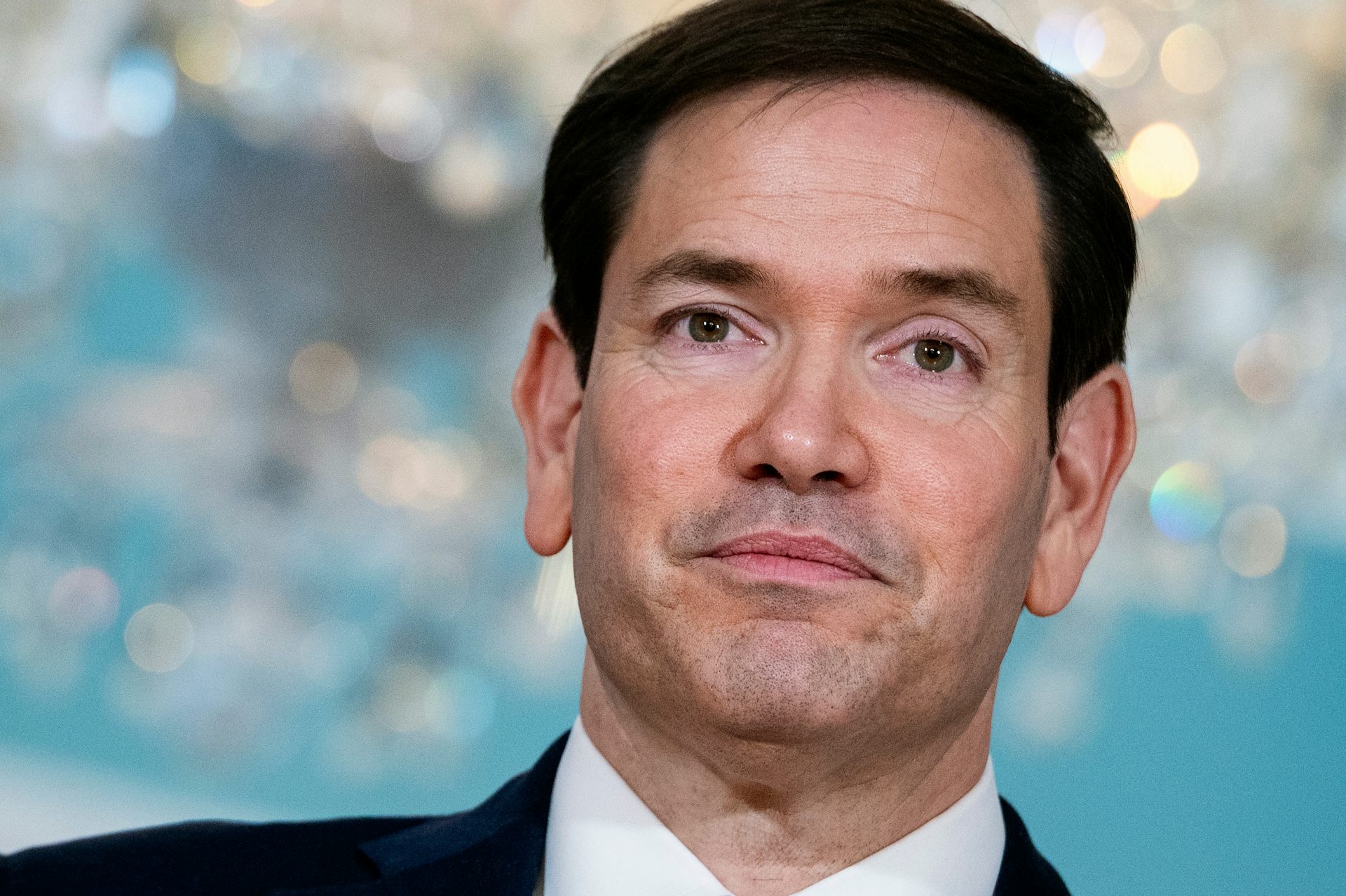 A head shot depicting Marco Rubio, the secretary of State.