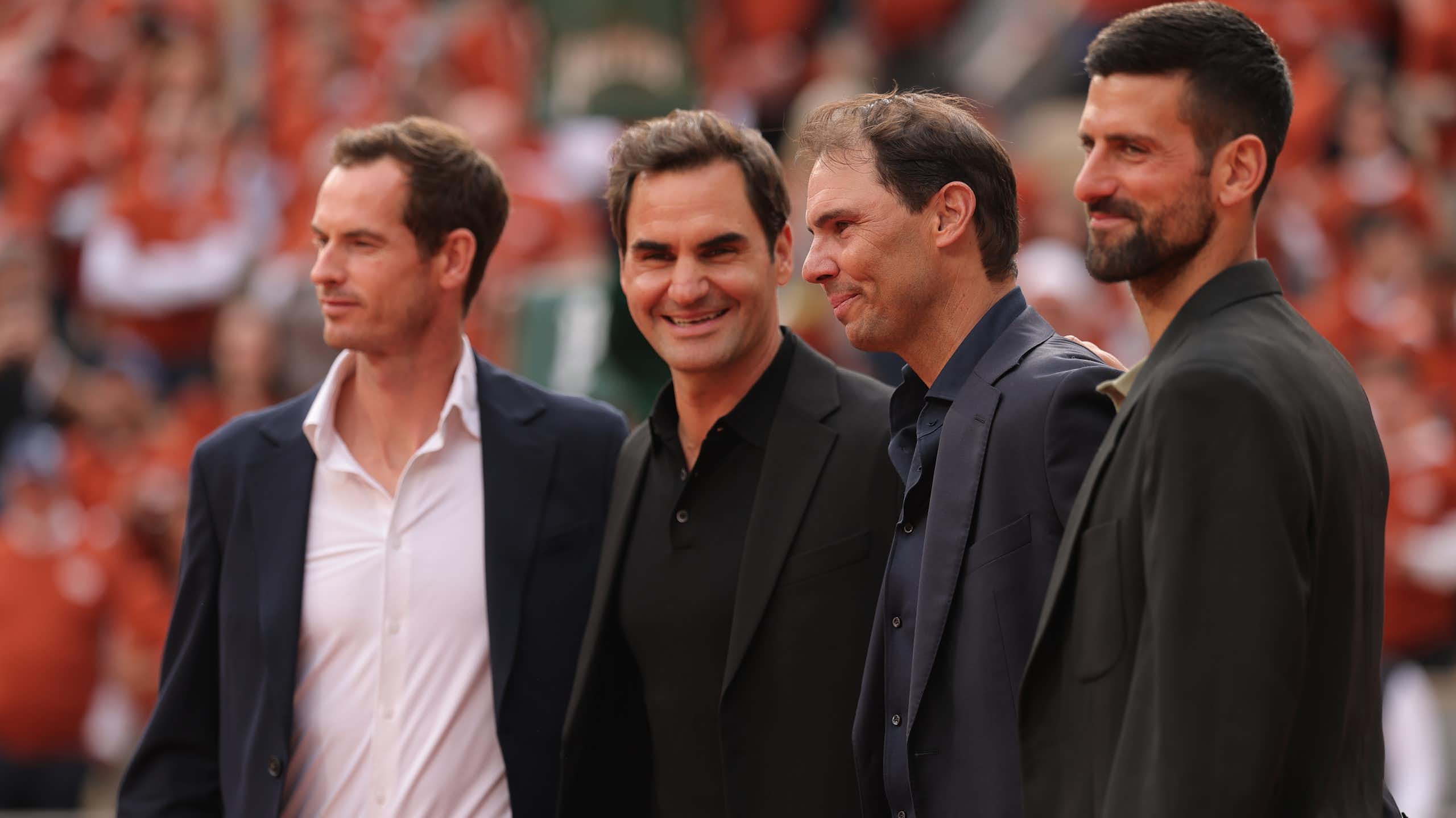 Tennis' 'Big 4': Andy Murray, Roger Federer, Rafael Nadal and Novak Djokovic.