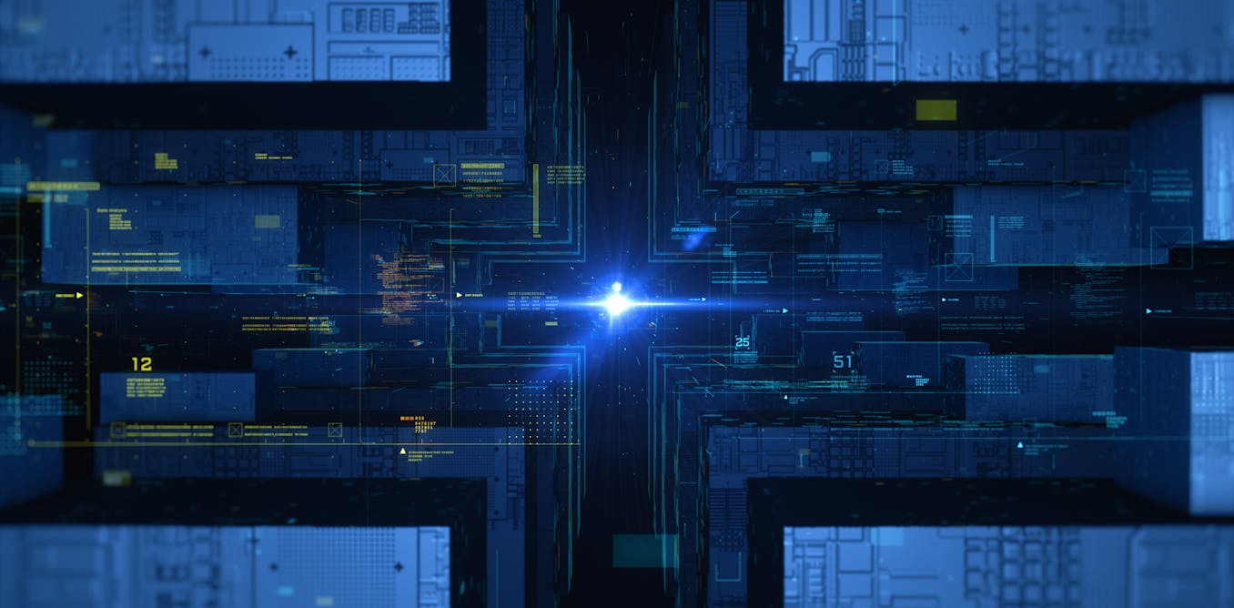 Imagen de la red de comunicación cuántica en Madrid