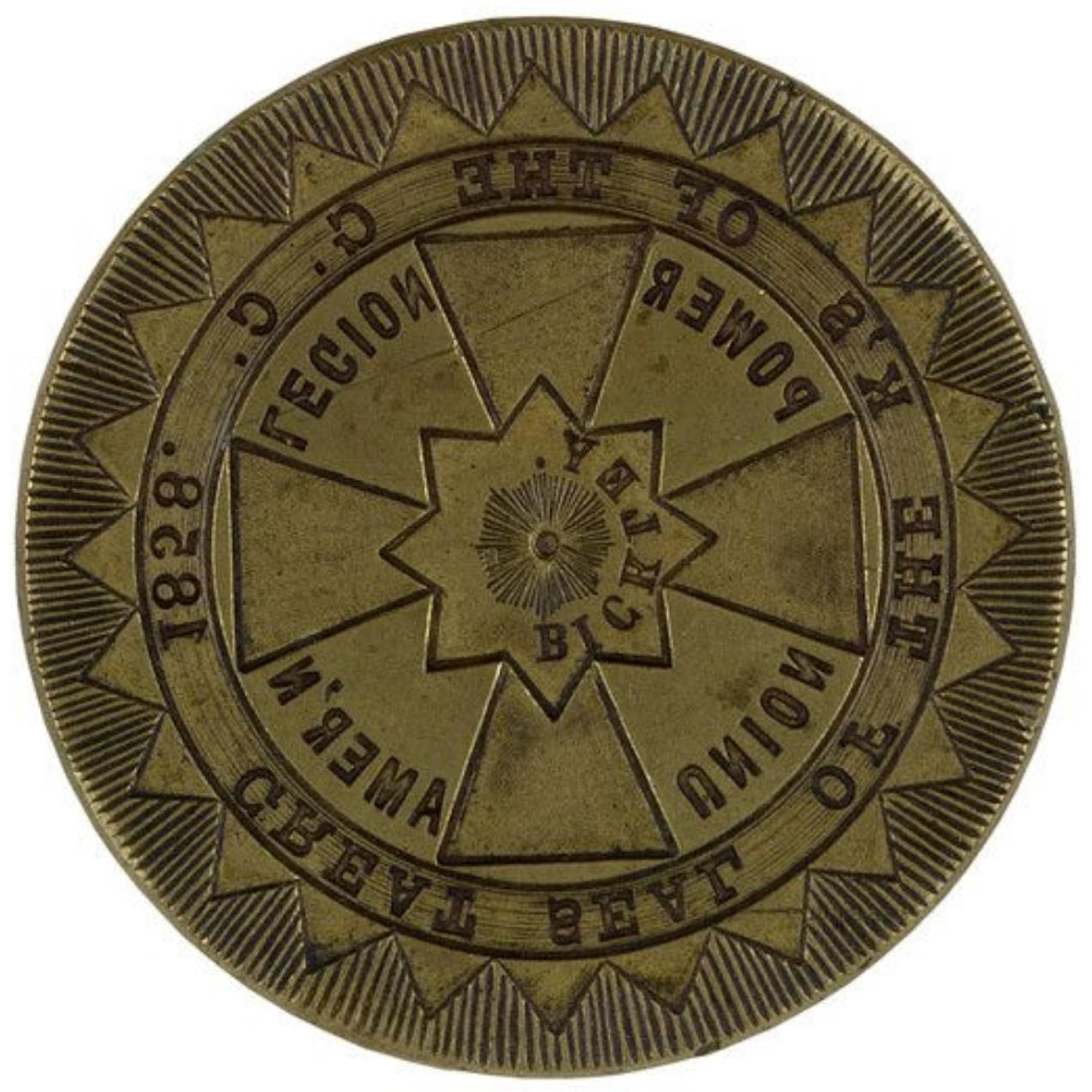 Seal of the president of the Knights of the Golden Circle.