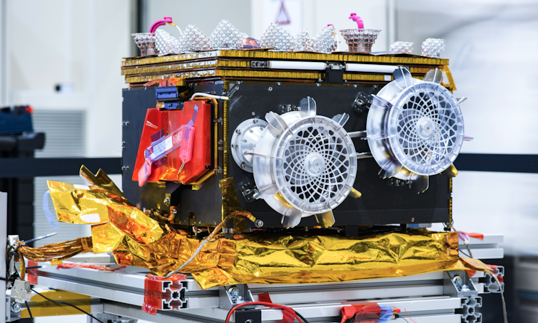 photo du rover en salle blanche