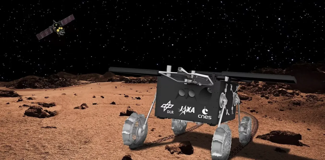 À bord de la mission spatiale MMX, le rover Idefix® décolle vers une lune de Mars