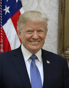 Trump's first presidential portrait.