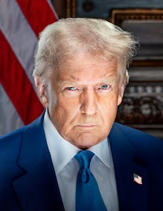 Trump's second presidential portrait.