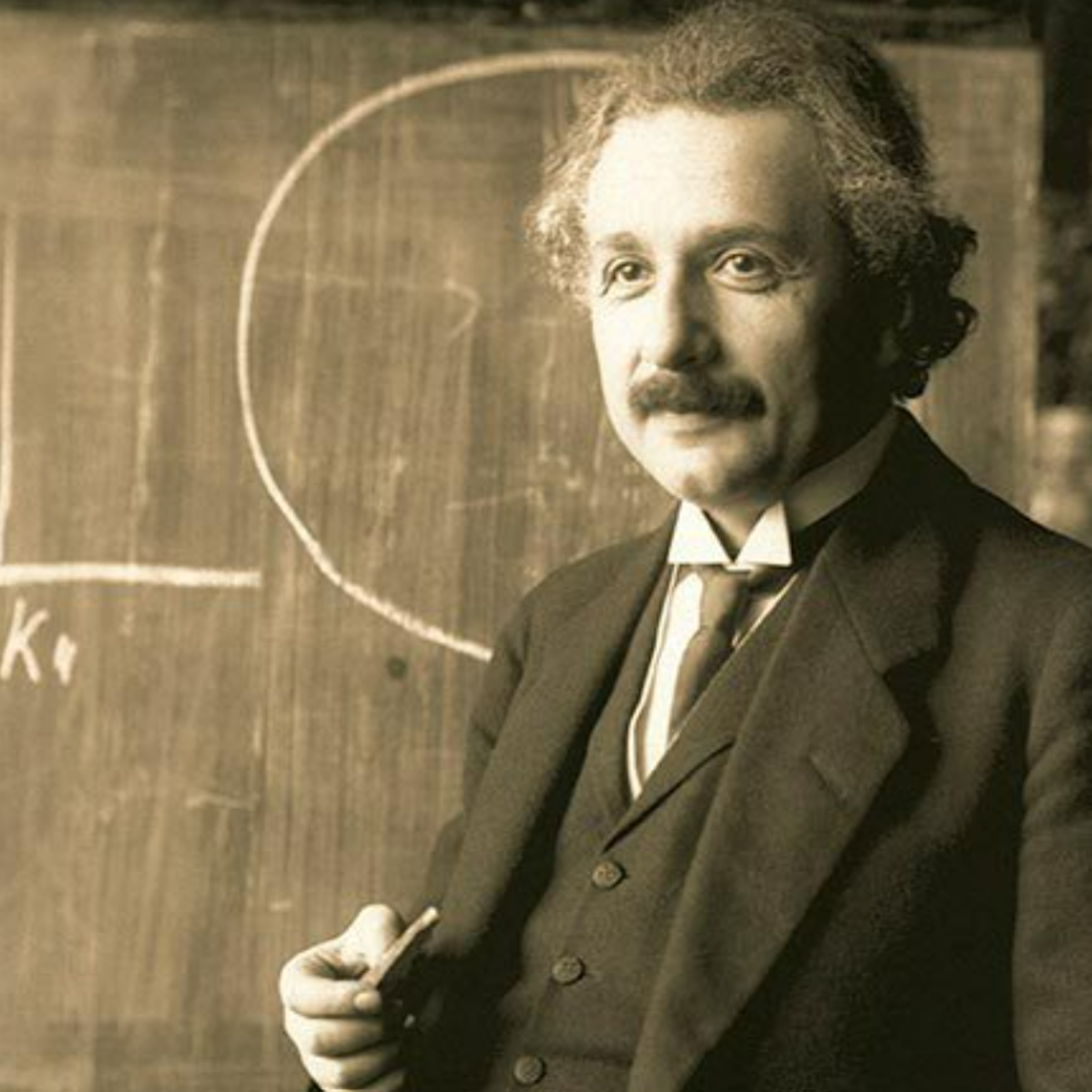 Retrat d'Albert Einstein.