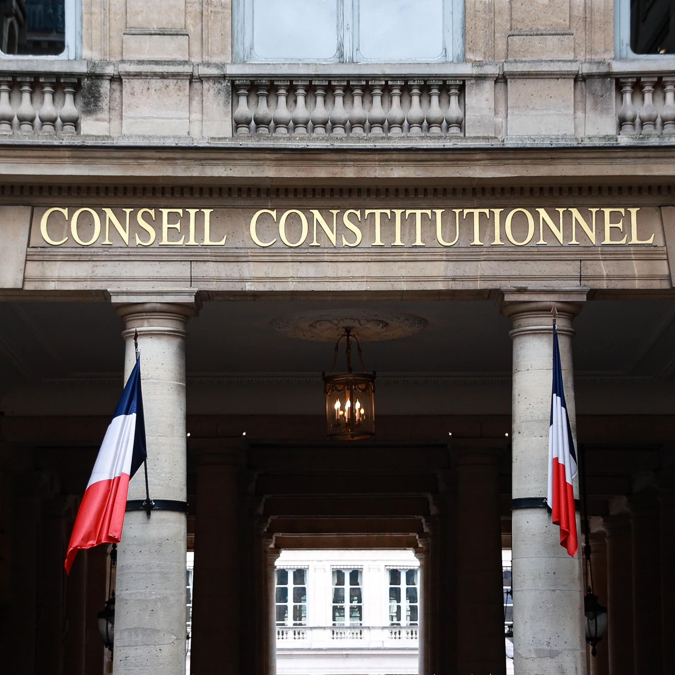 Devanture du Conseil constitutionnel.