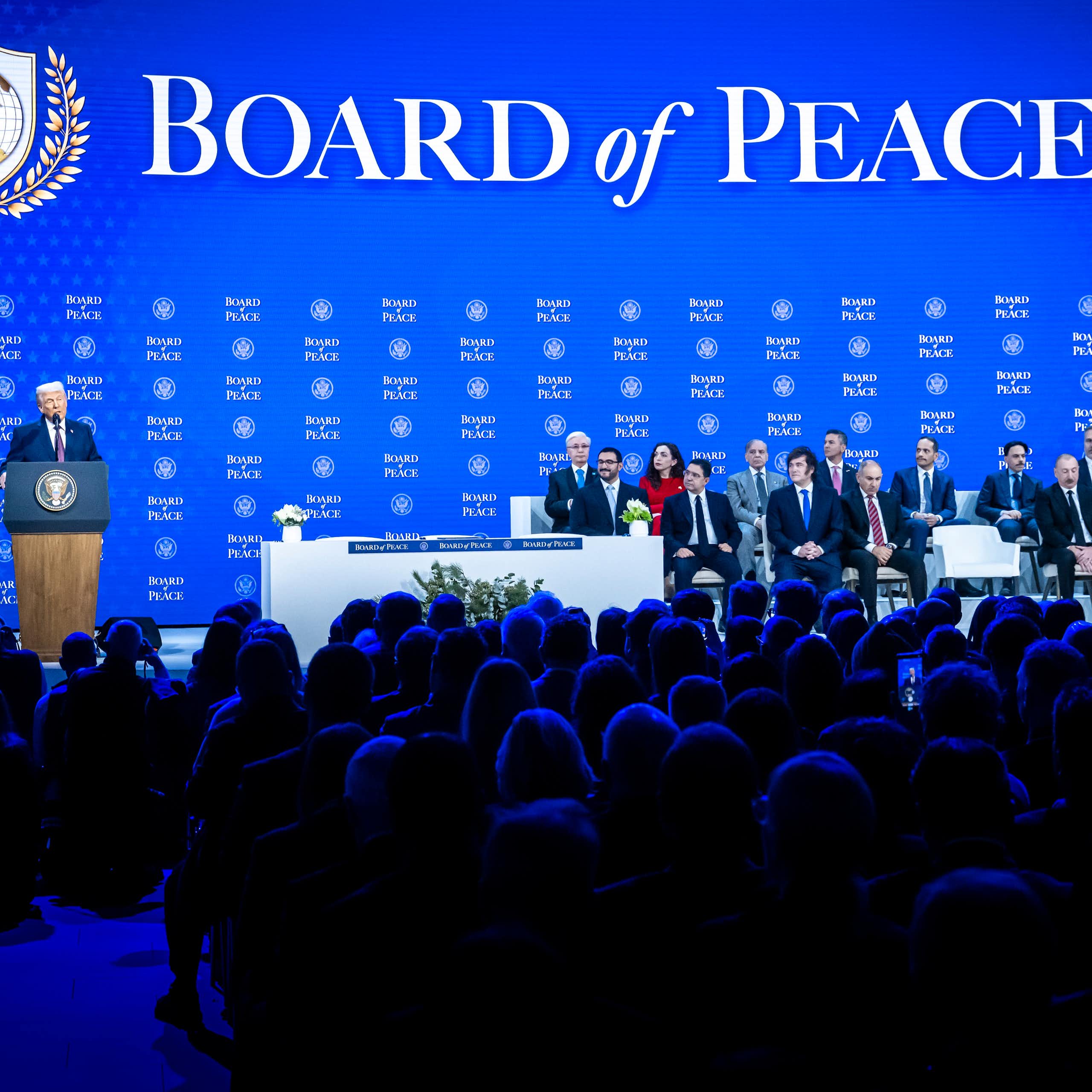 The US president launches his so-called 'board of peace, at the World Economic Forum in davos.