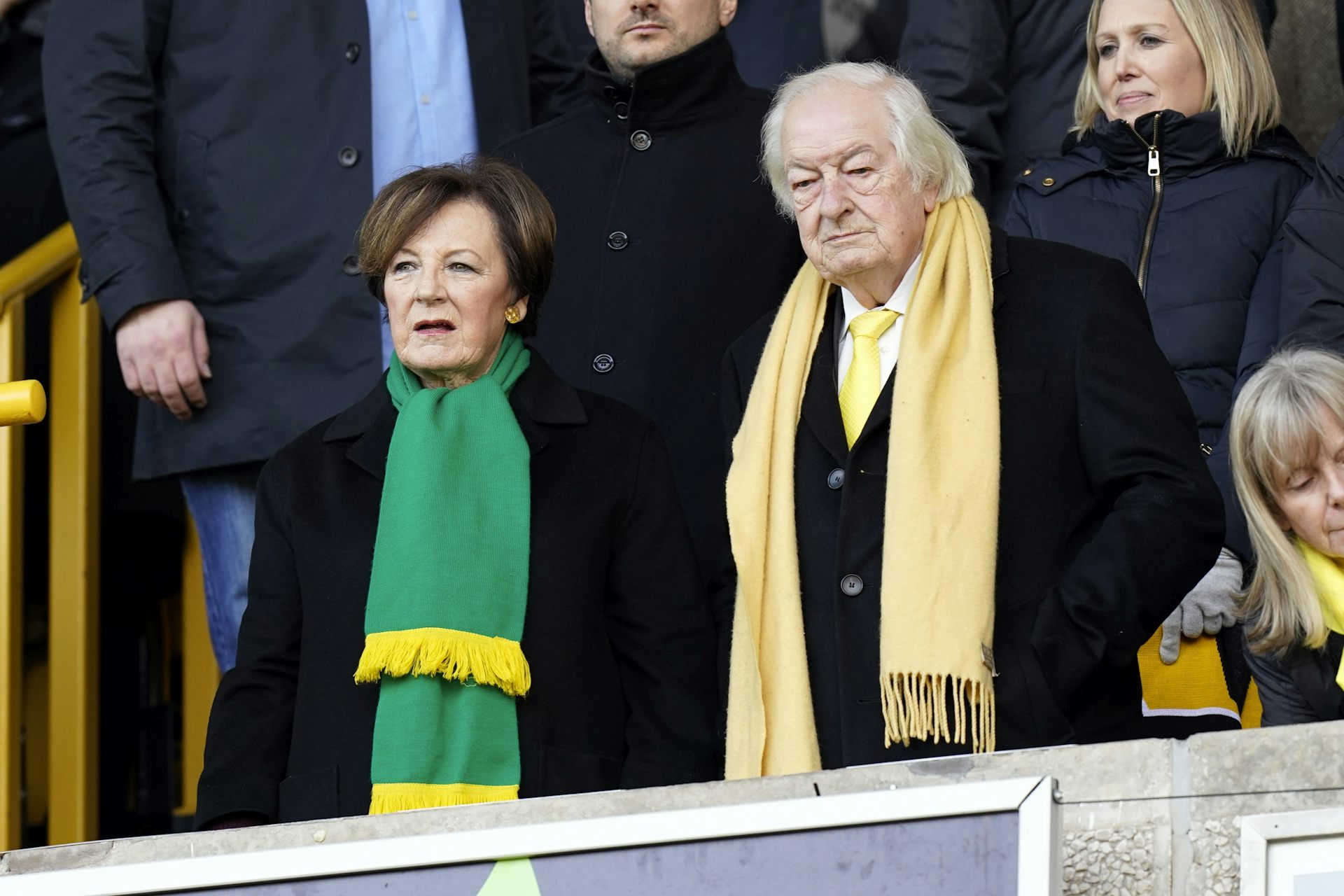 Delia Smith and her husband.