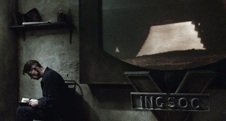 Actor John Hurt in the film 1984.