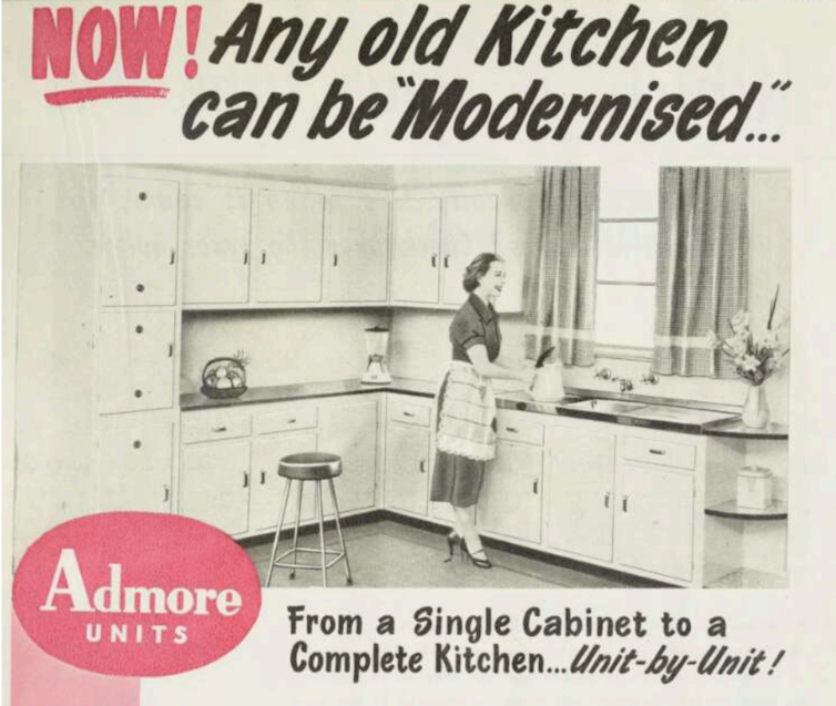 Now! Any old kitchen can be 'modernised'...